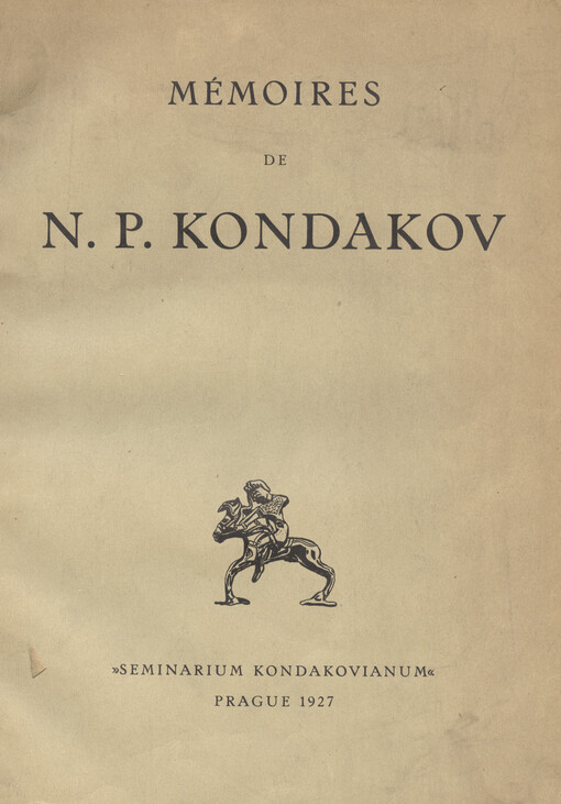 Vospominanija i dumky N.P. Kondakova
