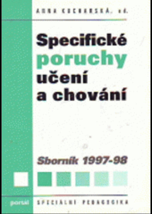 Specifické poruchy učení a chování : sborník 1997-98