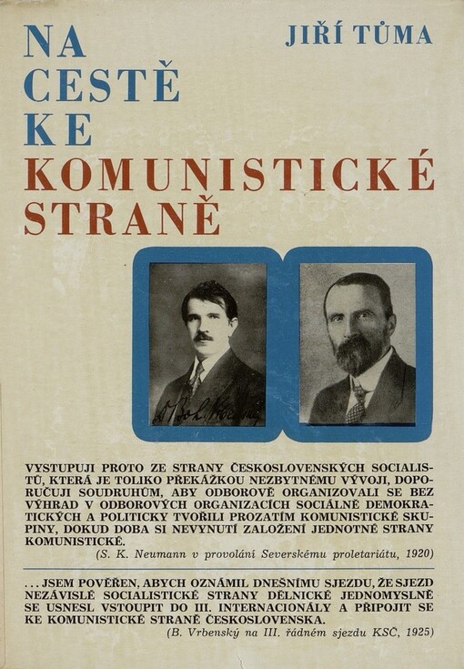 Na cestě ke komunistické straně