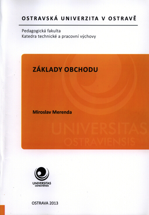Základy obchodu :pro kombinovanou formu