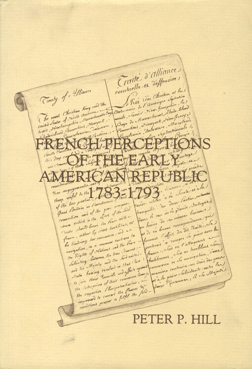 French perceptions of the early American Republic, 1783-1793
