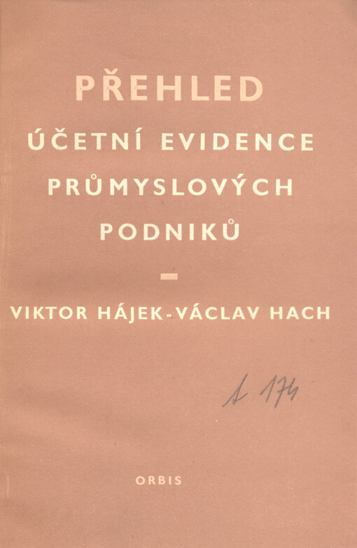 Přehled účetní evidence průmyslových podniků