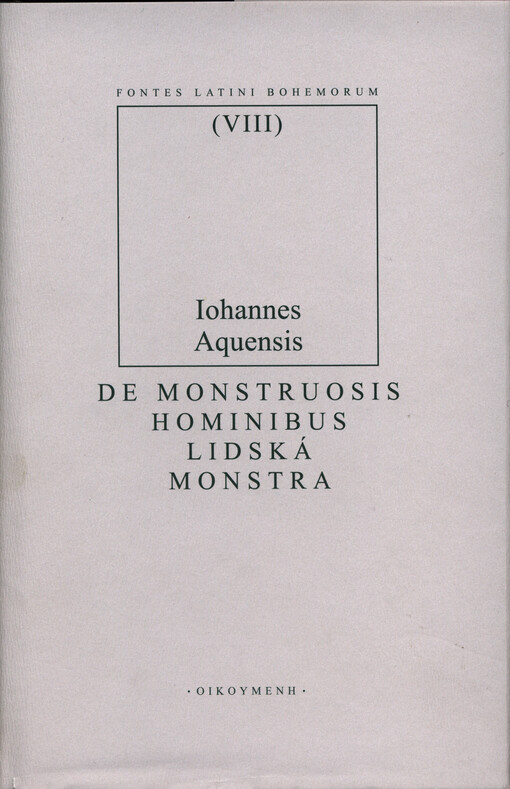 Lidská monstra :(Vokabulář zvaný Lactifer IV)