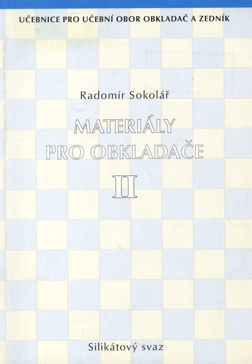 Materiály pro obkladače