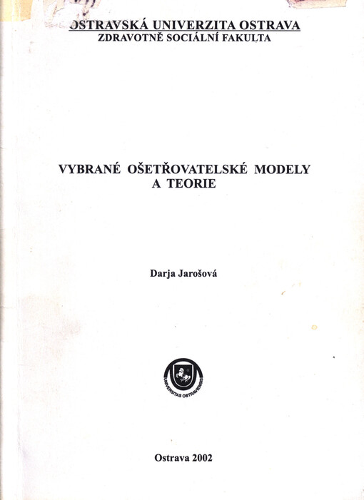 Vybrané ošetřovatelské modely a teorie