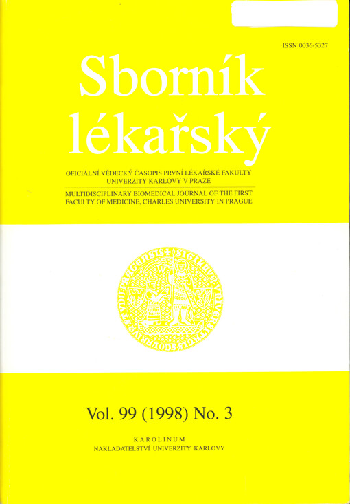 Sborník lékařský = Archives bohèmes de médecine : časopis věnovaný původním pracím z oboru věd lékařských : pokračování Sborníku lékařského a klinického