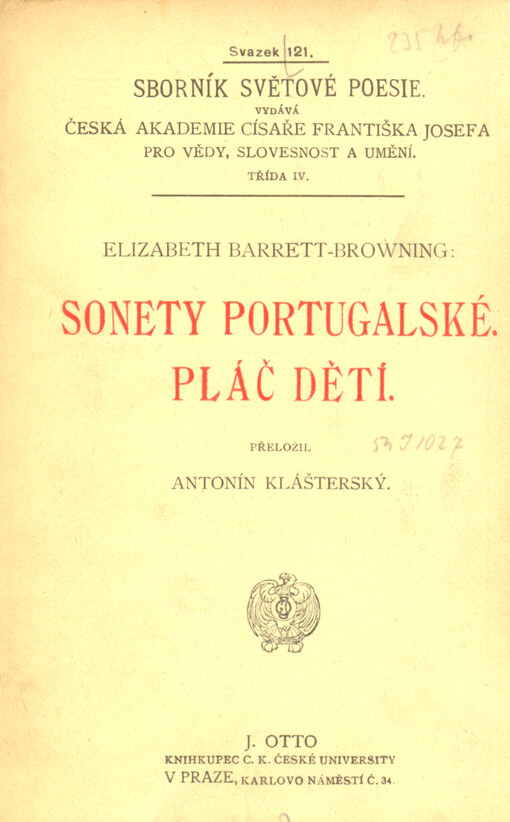 Sonety portugalské ;Pláč dětí