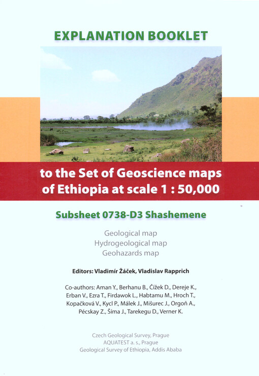 Explanation booklet to the set of Geoscience maps of Ethiopia at scale 1:50,000 :sub-sheet 0738-D3 Shashemene