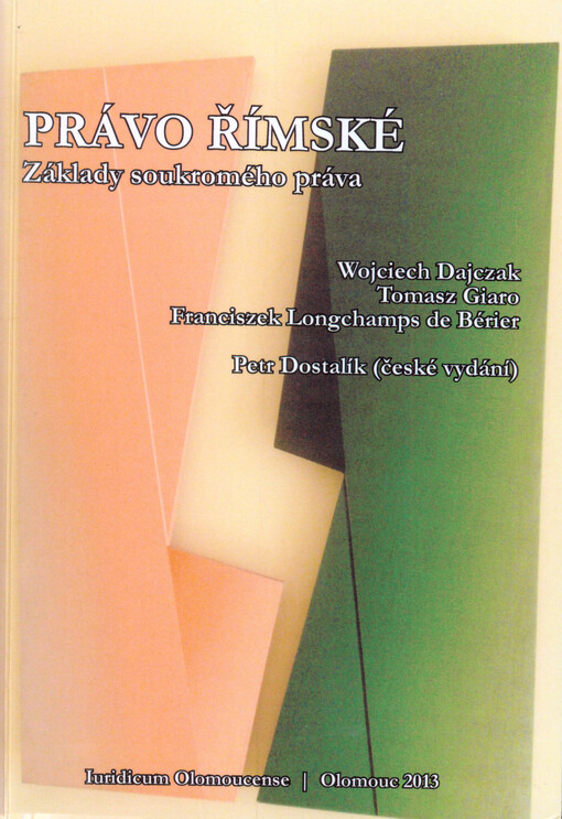 Právo římské : základy soukromého práva