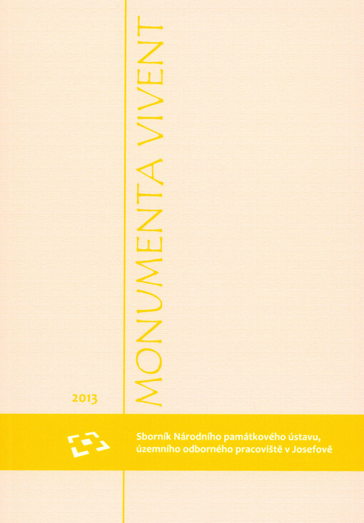 Sborník Národního památkového ústavu, územního odborného pracoviště v Josefově.2012