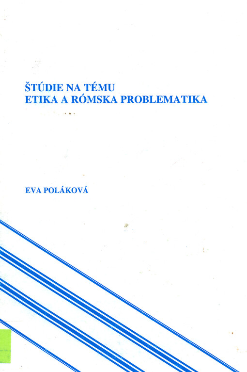 Štúdie na tému etika a rómska problematika    