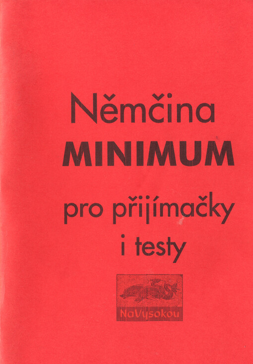 Němčina : minimum pro přijímačky i testy