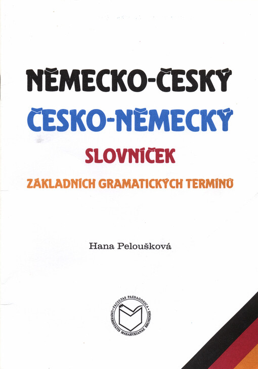 Německo-český a česko-německý slovníček základních gramatických termínů