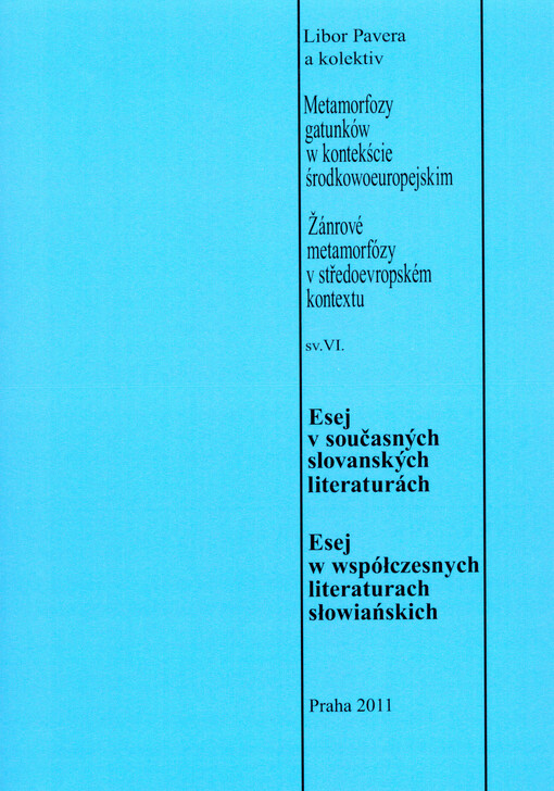 Žánrové metamorfózy v středoevropském kontextu