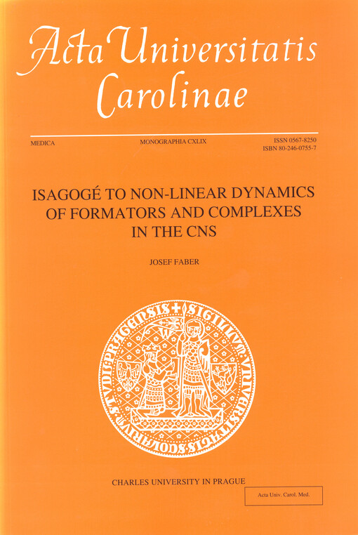 Isagogé to non-linear dynamics of formators and complexes in the CNS
