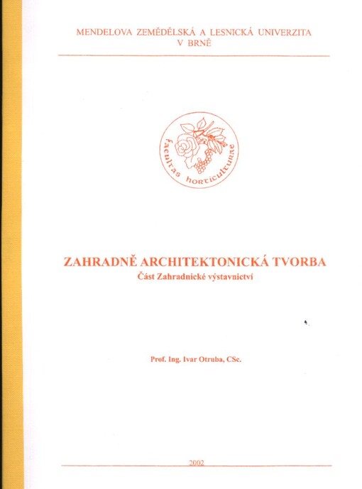Zahradně architektonická tvorba, Vyd. 1.