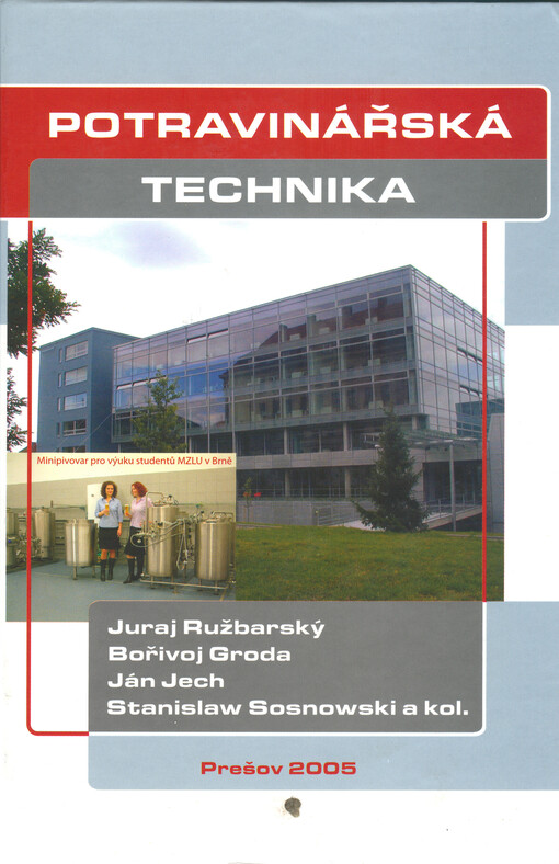 Potravinárska technika = Maszyny przemysłu spożywczego = Potravinářská technika   
