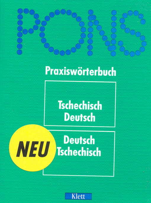Pons-Praxiswörterbuch Tschechisch-Deutsch, Deutsch-Tschechisch    
