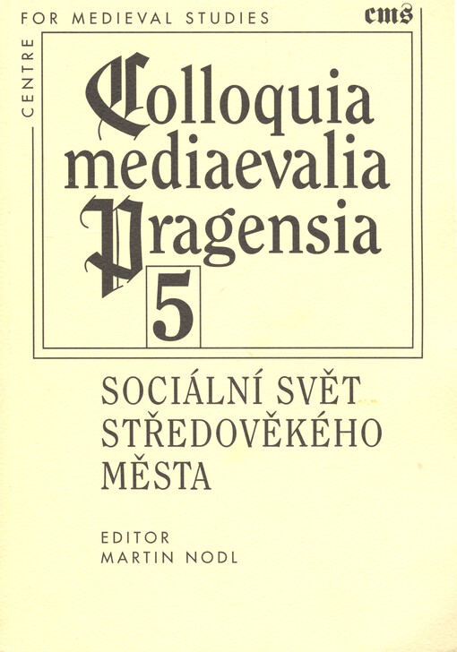 Sociální svět středověkého města