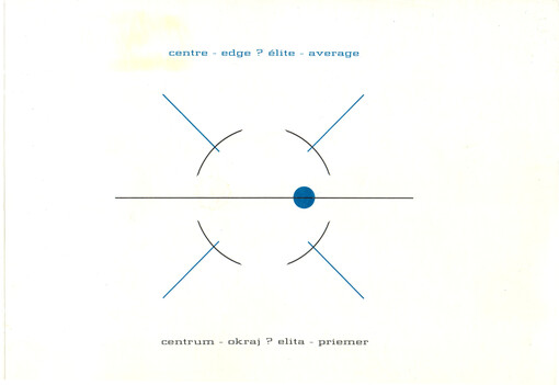 Centrum - okraj ? elita - priemer = Centre - edge ? élite - average   