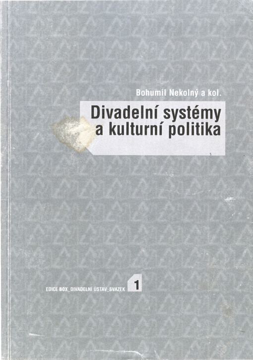 Divadelní systémy a kulturní politika