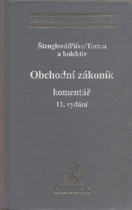 Obchodní zákoník : komentář