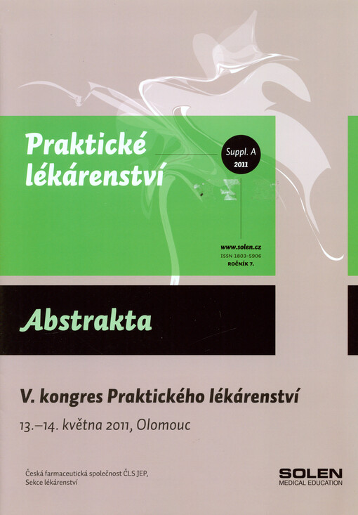 Praktické lékárenství - ... kongres praktického lékárenství : ... Olomouc ...