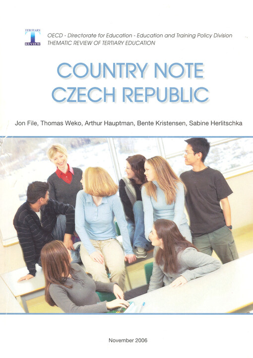 Czech Republic country note : tertiary review : thematic review of tertiary education