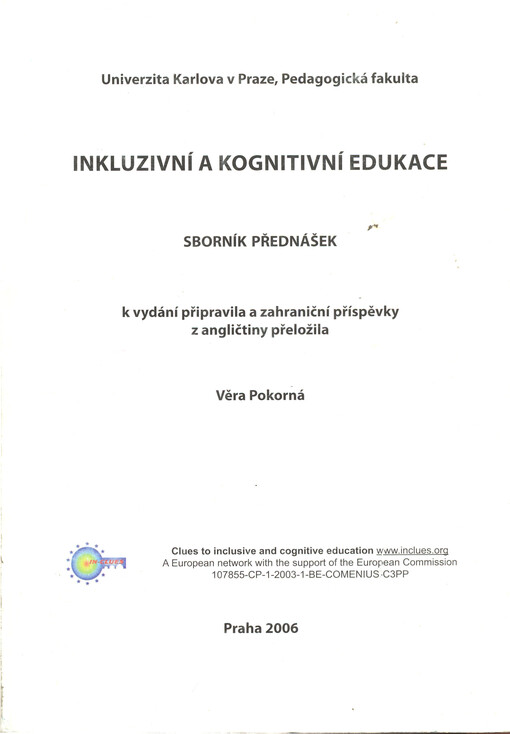 Inkluzivní a kognitivní edukace : sborník přednášek