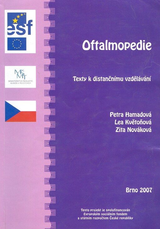 Oftalmopedie :texty k distančnímu vzdělávání