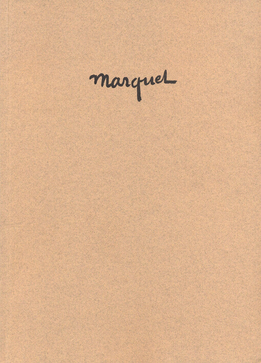Albert Marquet - Frühe Zeichnungen : [Ausstellung der Staatlichen Graphischen Sammlung München in der Pinakothek der Moderne, München: 12. März 2004 - 28. April 2004]