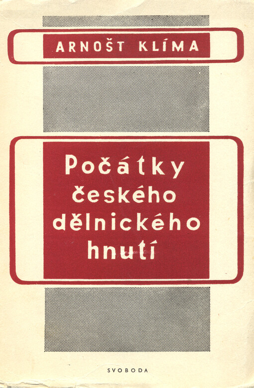 Počátky českého dělnického hnutí