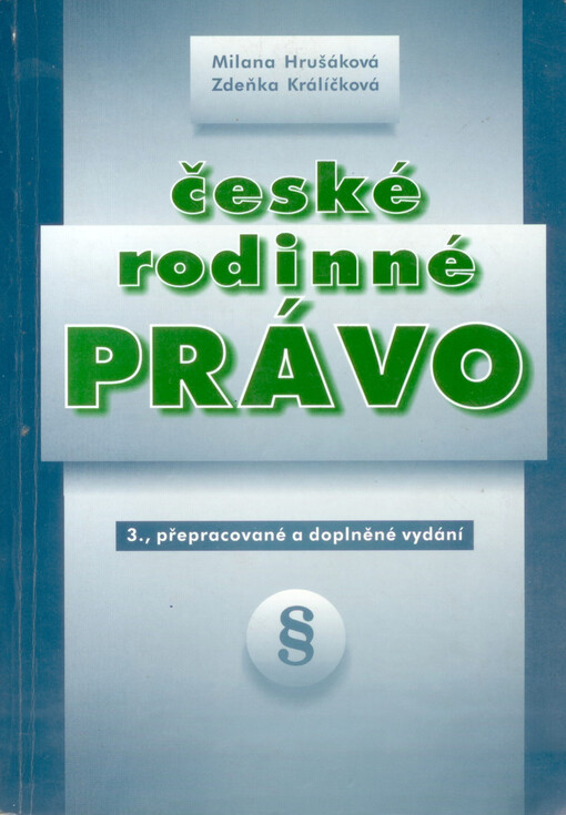 České rodinné právo