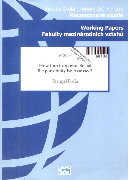 How can corporate social responsibility be assessed?