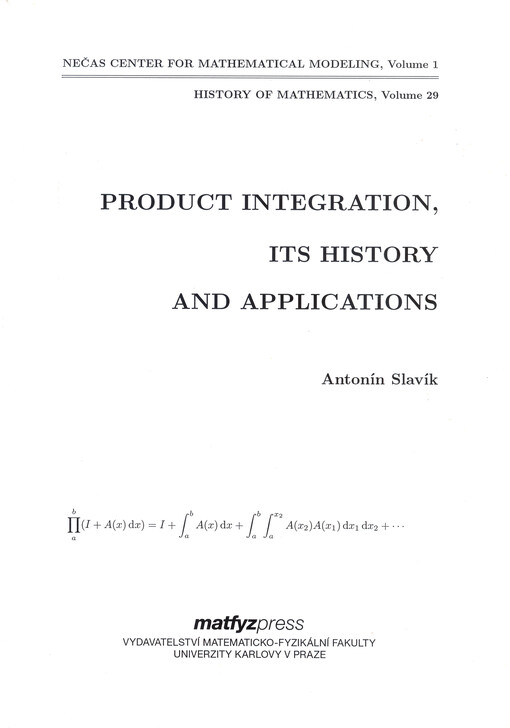 Product integration, its history and applications