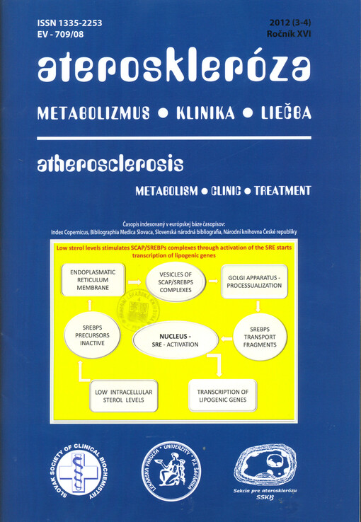Ateroskleróza = Atherosclerosis : metabolizmus, klinika a liečba   