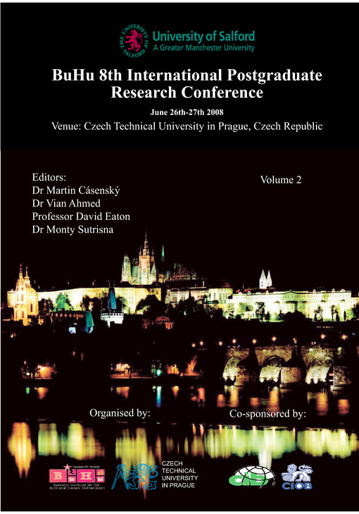 Proceedings of the BuHu 8th International Postgraduate Research Conference 2008 :Prague, Czech Republic, June 26th-27th 2008, sv. 2