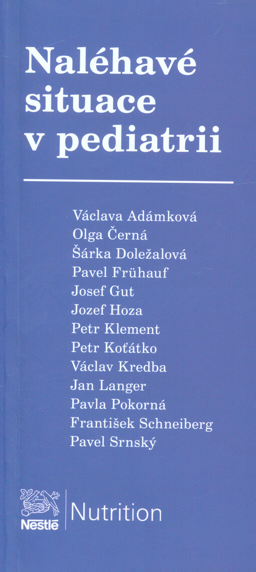 Naléhavé situace v pediatrii