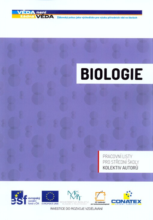 Biologie :pro střední školy, pracovní listy