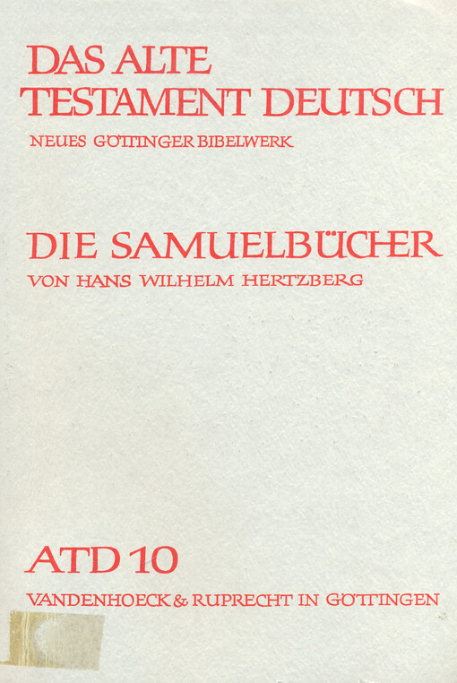 Die Samuelbücher