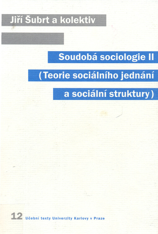 Soudobá sociologie
