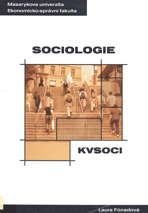 Sociologie: distanční studijní opora