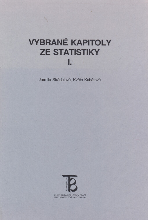 Vybrané kapitoly ze statistiky I.