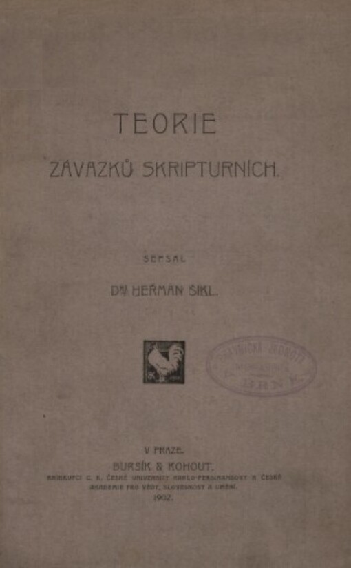 Teorie závazků skripturních