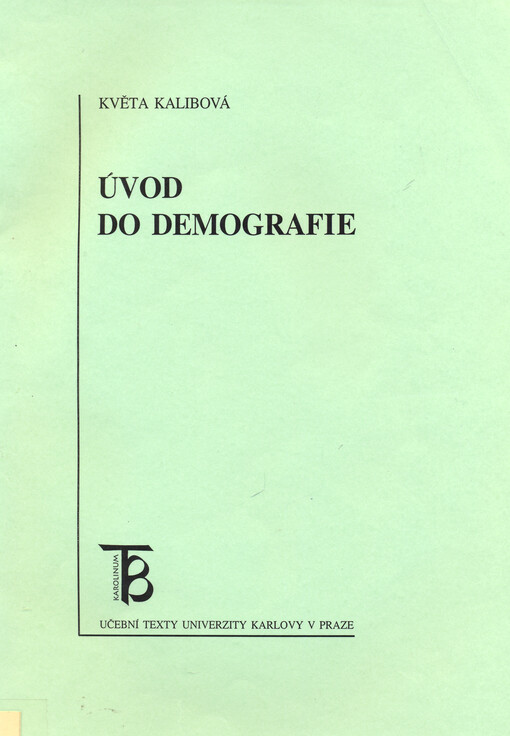 Úvod do demografie