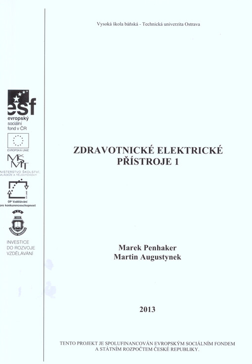 Zdravotnické elektrické přístroje 1