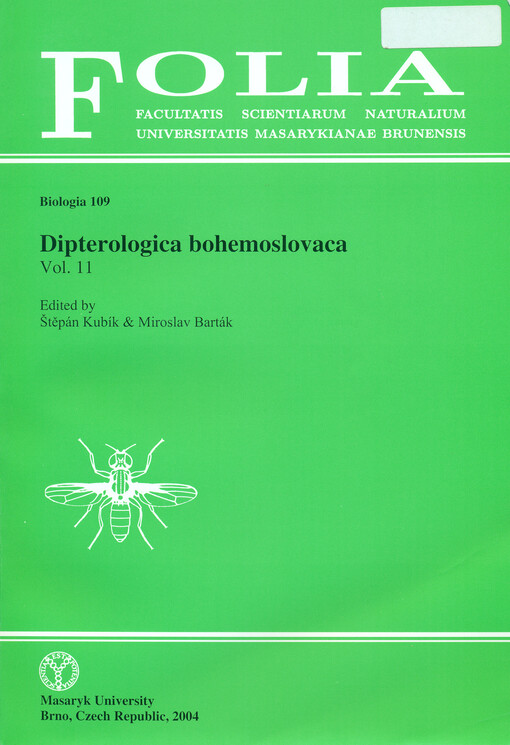 Dipterologica bohemoslovaca. Vol. 11
