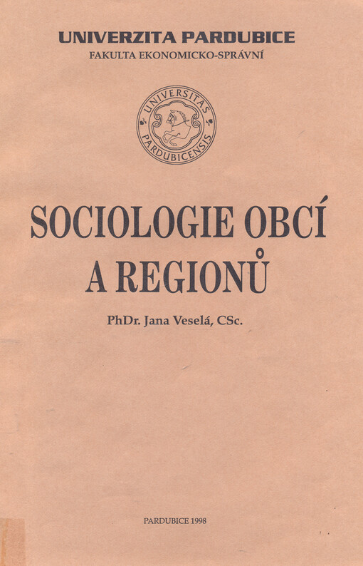 Sociologie obcí a regionů
