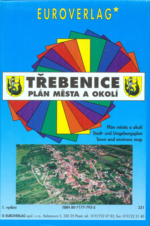 Třebeniceplán města a okolí