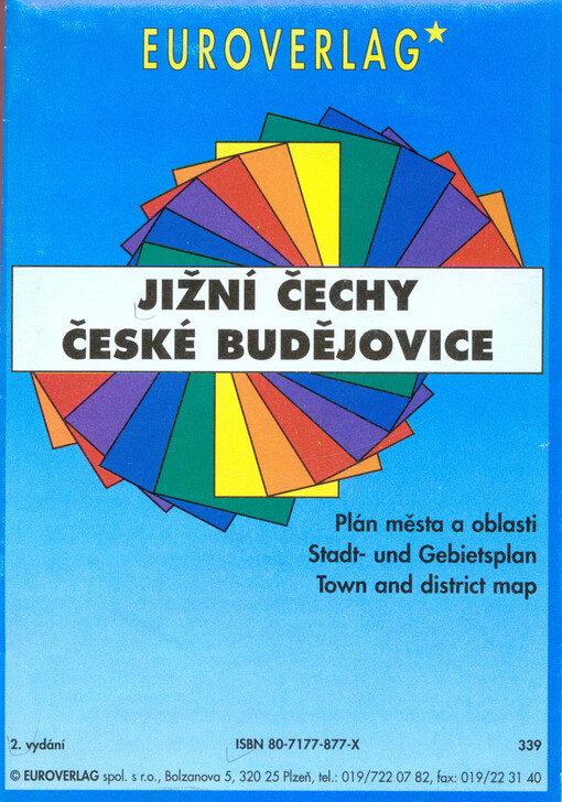 Jižní ČechyČeské Budějovice : plán města a oblasti